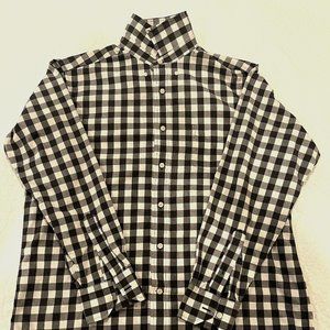 Men's L Cremieux button down gray